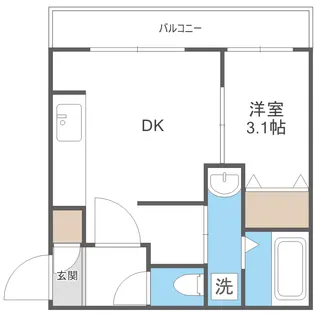 Trentuno【4階】の間取り
