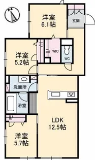 East Side Omachi【1階】の間取り