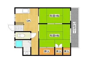 福田マンション【3階】の間取り