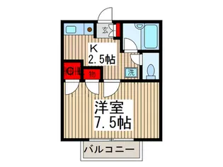 豊ハイツ【1階】の間取り