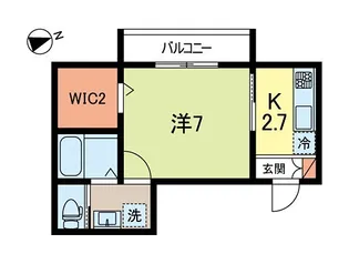 Trillium Terrace(トリリウムテラス)【1階】の間取り