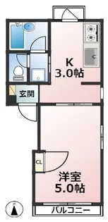 メゾン根津タナカ【1階】の間取り