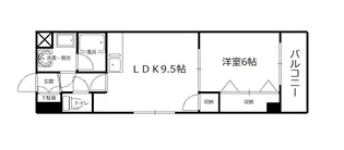 グランディール井口【2階】の間取り