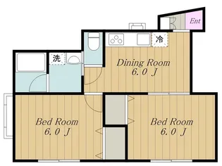 アミティりんかん【1階】の間取り