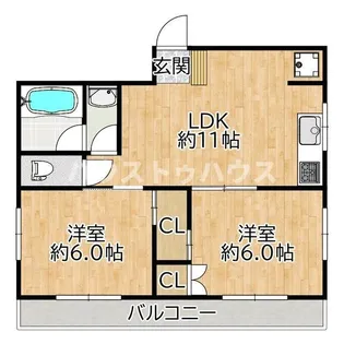 東京マンション【4階】の間取り