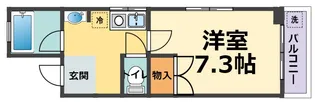 フレンズB棟【1階】の間取り