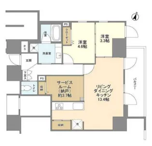 LaSante麹町【5階】の間取り