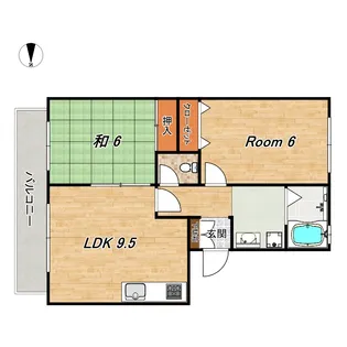 グランシャリオ【3階】の間取り
