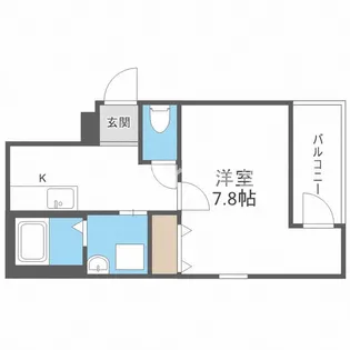 フジパレス遠里小野V番館【2階】の間取り
