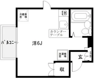 コーポK【2階】の間取り