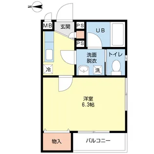 ペリート【3階】の間取り