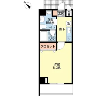 オーブ ヒルズ【1階】の間取り