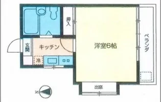 サンハイツ【3階】の間取り