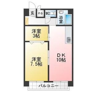 豊国ビル【6階】の間取り