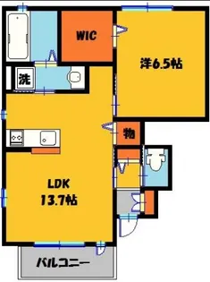 メゾン・ド・サブリエ2【1階】の間取り