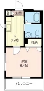 パークアヴェニュー下馬【2階】の間取り