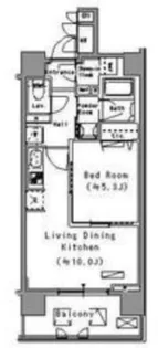 パークアクシス住吉【3階】の間取り