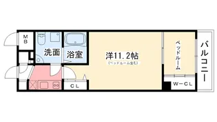 セレニテ甲子園【5階】の間取り