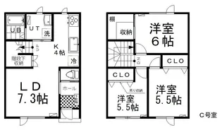 LEON-II(玲音-II)【1階】の間取り