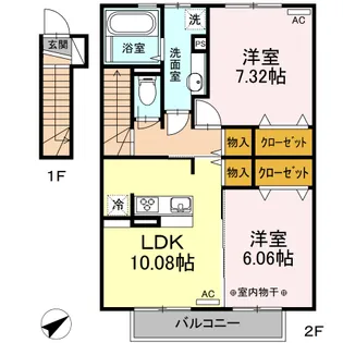 トゥインクル【2階】の間取り