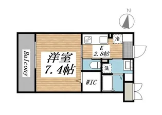 クリオ ラモード学芸大学II【1階】の間取り