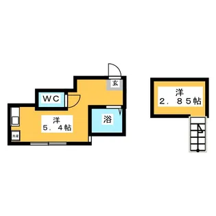 コントレール川崎【1階】の間取り