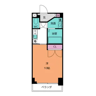 プレディアスタイル白川公園【8階】の間取り