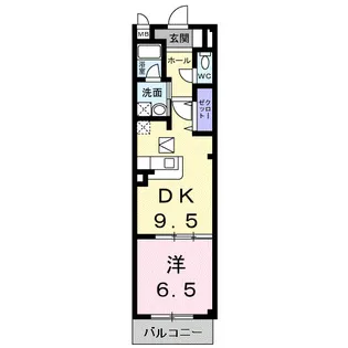 ソレアード【1階】の間取り