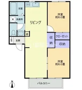 フォブールK・T(A)【1階】の間取り