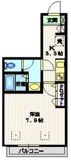 ラ・クール【2階】の間取り