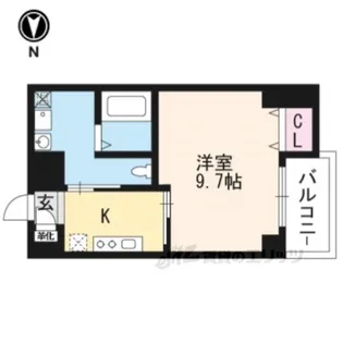 Verde御所東【3階】の間取り