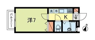 コートヴィラ新高円寺【1階】の間取り