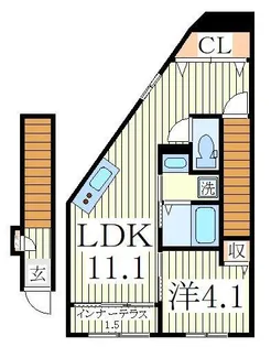 ビルゲ高柳の間取り