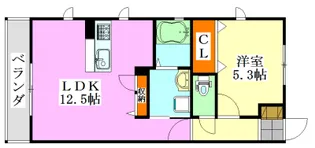 メルヴェイユ【2階】の間取り