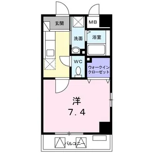 シャルマン・ベル Nakano【3階】の間取り