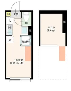 HARUMI上高井戸【1階】の間取り