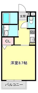 ロイヤルハイツ黒川町【2階】の間取り