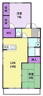 チャームビラ【2階】の間取り