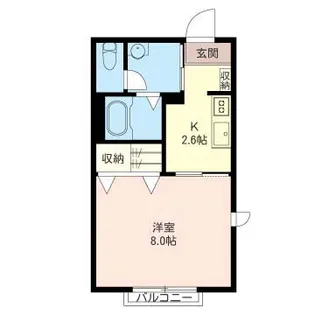 クレセント A棟【1階】の間取り
