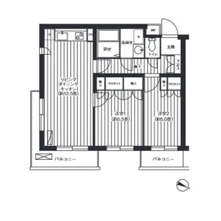 コスモリード駒沢大学【4階】の間取り