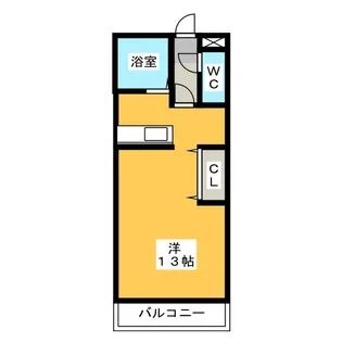 リバーサイド巴【3階】の間取り