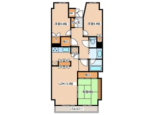 第3大船パークタウンG棟【11階】の間取り