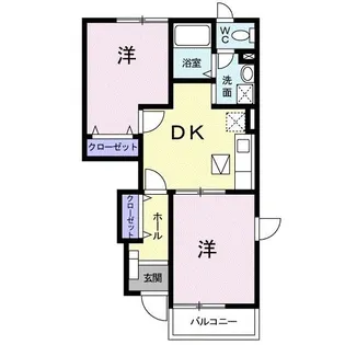 サンシーカー A【1階】の間取り