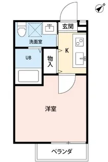 アットリラ行徳【2階】の間取り