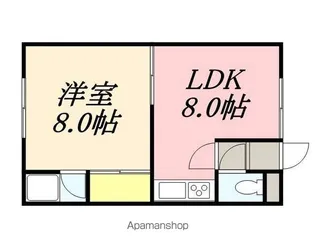福富荘【1階】の間取り