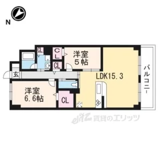 京都六三館【5階】の間取り