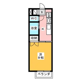 ベルク【2階】の間取り