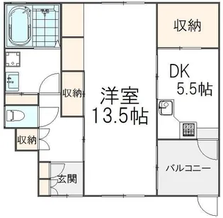 三浦ハイム【1階】の間取り