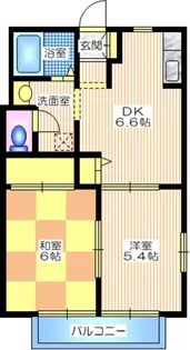ディアスもえぎ野I番館【2階】の間取り
