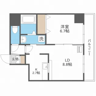サンコート南6条 壱番館【4階】の間取り
